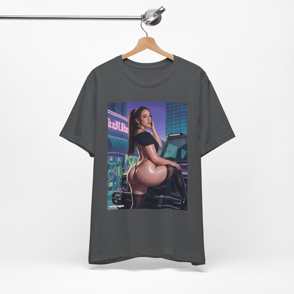 Mandy Muse Bikini Pinup T-Shirt | GTA 6 Graphic Streetwear Print Tee