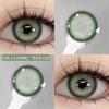 Цветные контактные линзы AMARA для глаз, голубые глаза, зеленые линзы, корейские модные серые линзы, красивые зрачки, ежегодно, 2 шт./пара