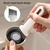 Щетка для чистки щелей в крышке стакана 2 в 1 со скошенной щетиной, щетка для чистки крышек бутылок с водой, средство для удаления уплотнителей, многофункциональные инструменты для чистки щелей в крышке стакана