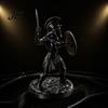 Детализированная фигурка мышечной брони, 3D-печатная статуя женского гладиатора, спартанская женщина-воин со щитом, коллекционная статуэтка, исторический настольный аксессуар