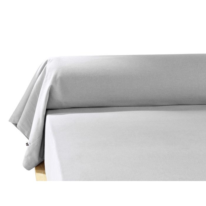 Taie de traversin 85 x 185 cm "Candice" Flanelle de Coton - Candice Brume