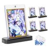 Magnetic Card Loader [Set of 5 Loaders + 5 Stands, Transparent] Stand Holder, 35pt, UV Protection, Compatible with Yu-Gi-Oh! Cards and Pokemon Cards,