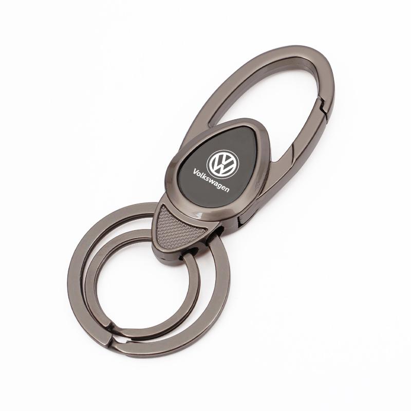 Car Emblem Alloy Keychain Key Holder For VW Golf Amarok T5 Phaeton GTI Teramont ID3 T-Cross Passat Polo Keychain Pendant Jewelry BO0