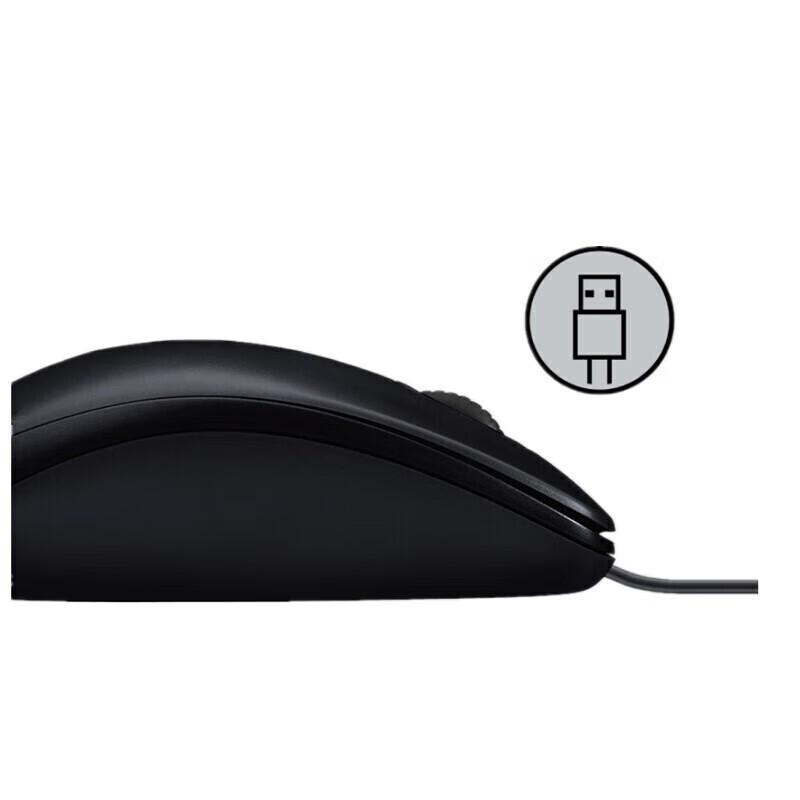 Проводная мышь Logitech B100