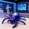 Паук-игрушка на дистанционном управлении, вращающийся на 360 градусов, реалистичный, лазающий по стенам, на батарейках, для детей