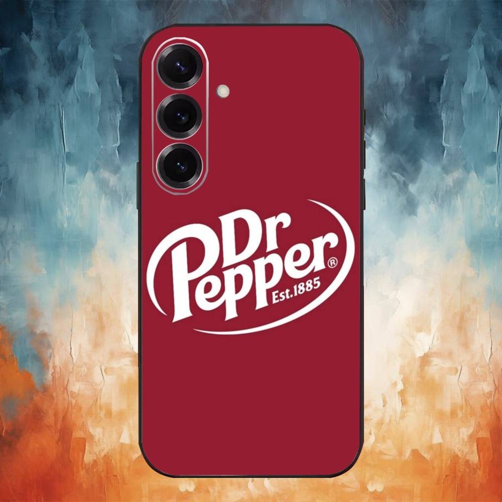 Обои Dr Pepper Чехол для телефона для Samsung Galaxy A20,21s,22,31,32,52,53,72,73,80,91 Мягкий черный корпус