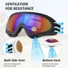 Motorcycle Goggles Kids, 2 Pack Dirt Bike ATV Motocross & Ski Goggles, Off Road Riding Glasses For Child, Anti-UV Dust Airsoft Glasses For Men Women