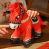 Traditional Chinese Zodiac Year of Horse Plush Toy Chinese Zodiac Stuffed Pony  Home Decor