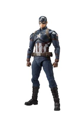 TAMASHII NATIONS Мстители Капитан Америка 150 мм окрашенная подвижная фигурка SHFiguarts (Мстители/Конец игры) приблизительно. ПВХ и АБС