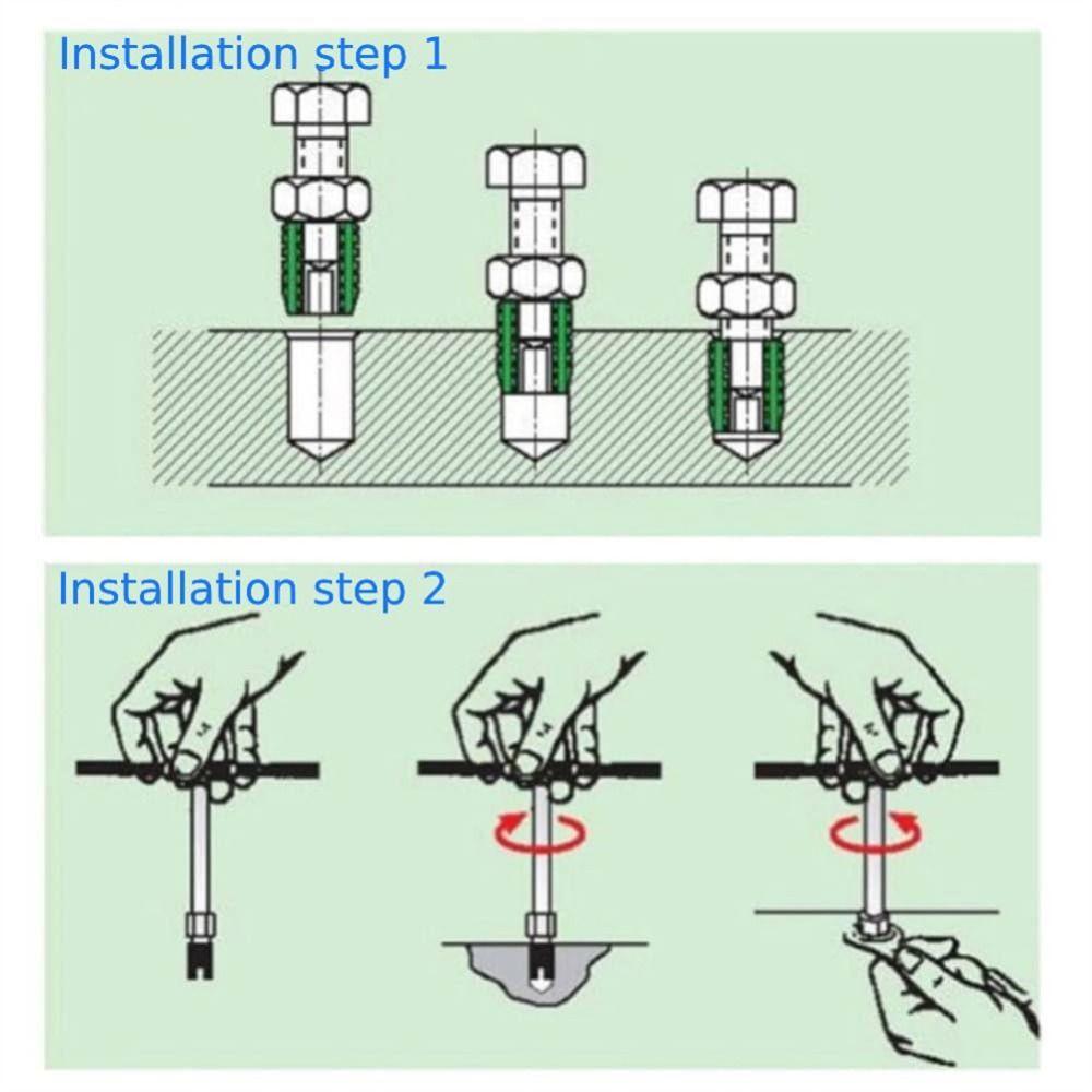 10 шт. гайки для ремонта с резьбой M8 Male to M5 Female из нержавеющей стали, гладкие гайки-переходники