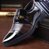 2024 Height Increasing Men Leather Business Shoes Patent Leather Trendy British Dress Suits Hidden Heeled Party Oxfords