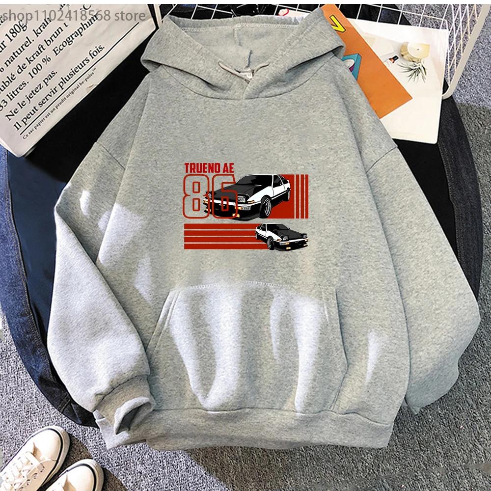 INITIAL D Толстовки Мужские SET JDM Trueno Levin AE86 Hachi Roku Толстовка Манга Аниме Пуловер Японские топы
