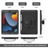 Hand Strap case for iPad 7th 8th 9th Generation Cover 10.2 Inch Universal Shockproof Heavy Duty with Pencil Holder Kickstand