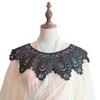 Three Styles Cotton Fake Collar Shawl Wrap Hollow Out Floral Doll Collar Detachable Shirt False Collar Blouse Top Accessories