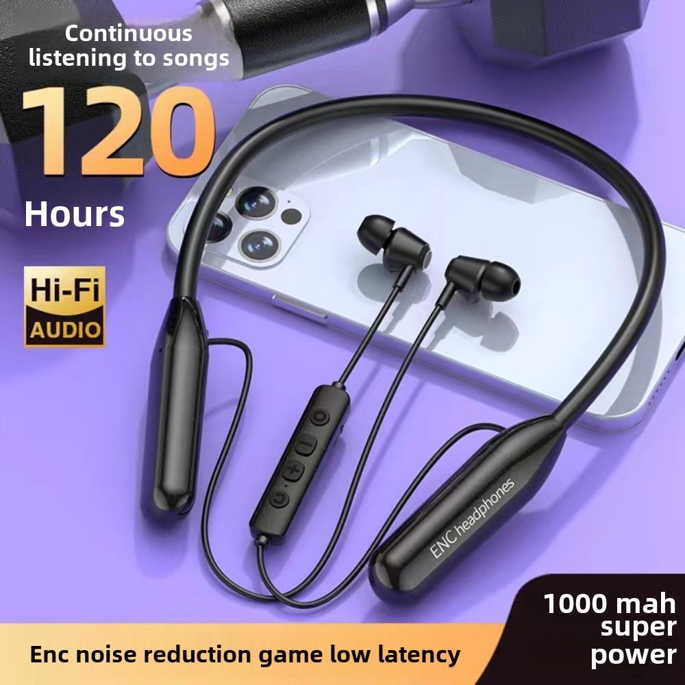 A20 Sports Bluetooth Headset Hanging Neck Wireless Neck Hanging Ear Noise Reduction Male and Female Students