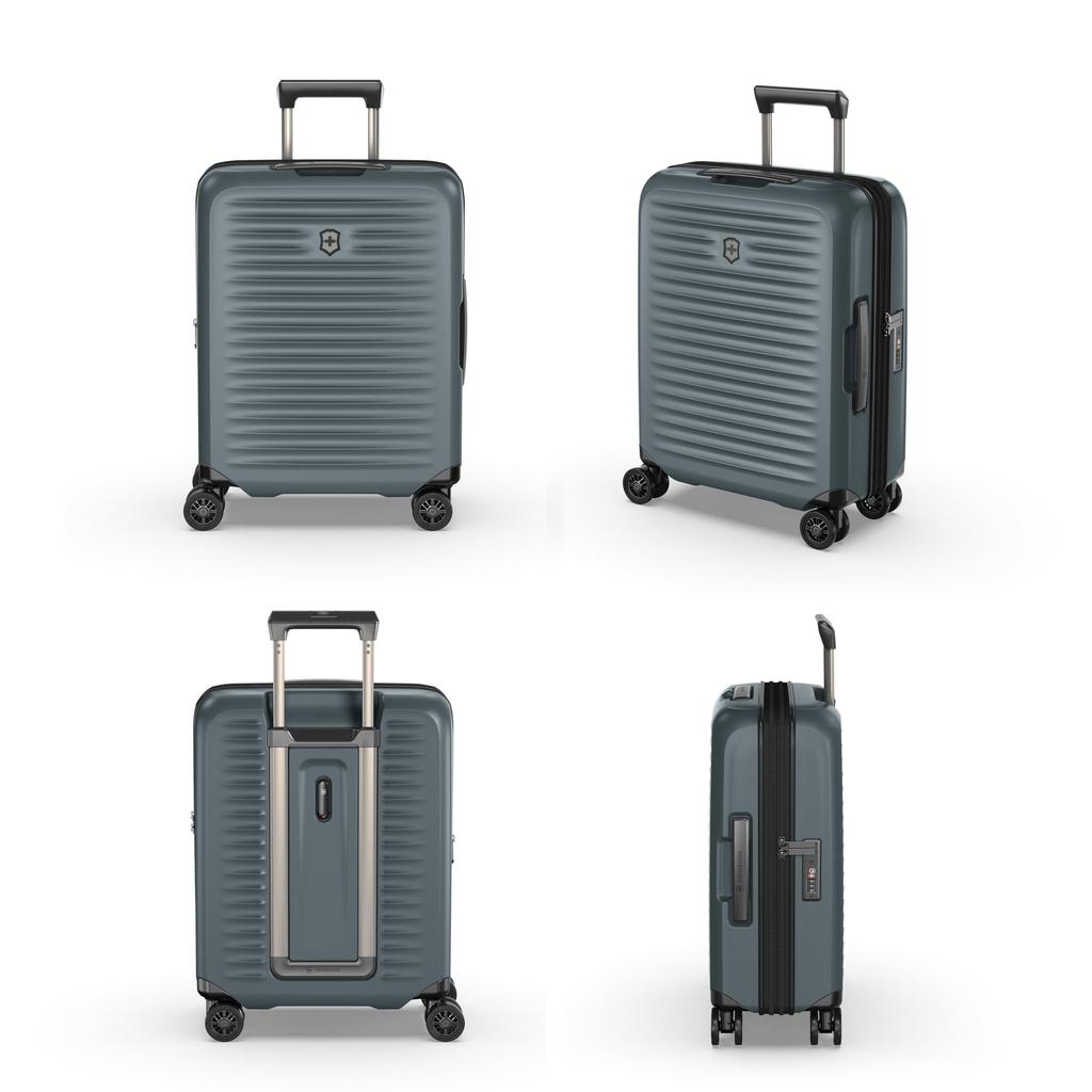 Airox Advanced Global Сверхлегкий чемодан для переноски, сумка для путешествий, бизнеса, бизнеса, бесшумный, расширяемый, антибактериальная подкладка, 44 л, Storm 653130 [Victorinox]