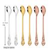 1/2Pcs Stainless Steel Cutlery Set Gold Long Handle Spoon Dinnerware Western Stirring Spoon Tableware Set Silverware Set