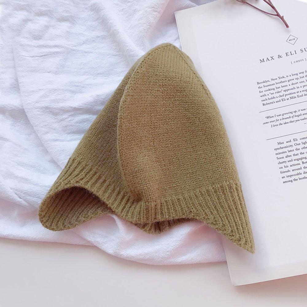 5 месяцев-3 года Защитная зимняя шапка для ушей Мягкая вязаная шапка для малышей Для детей