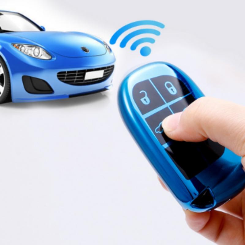 Автомобильный чехол для ключей с 5 кнопками, держатель для Jeep Renegade Compass Grand Cherokee для Chrysler 300C Wrangler Dodge Fiat, аксессуары