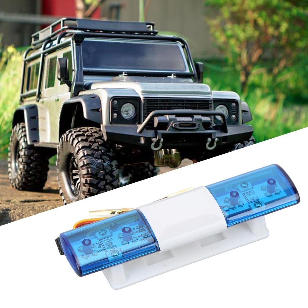 RC Accessories LED Police Light RC Car Roof Light for CC01/D90 /Axial SCX10 Night Use