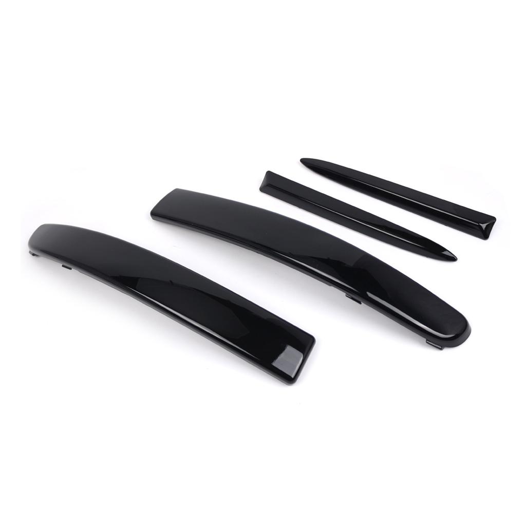 Нижняя накладка на бампер, комплект хромированных накладок на передний нижний бампер для Fiat 500 07-15 735455057, сменные аксессуары