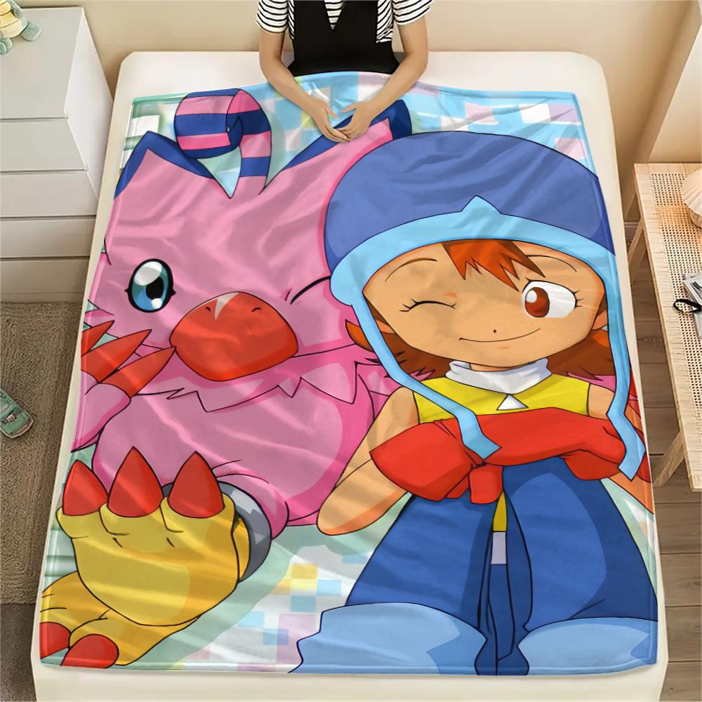 Digimon Friendship Blanket, Digimon Fan Soft Throw, Ideal Gift