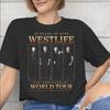 Футболка Westlife 25th Anniversary Tour 2026 для женщин с графическим принтом 100% хлопок