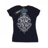 Womens/Ladies Hogwarts Draco Dormiens Crest Cotton T-Shirt