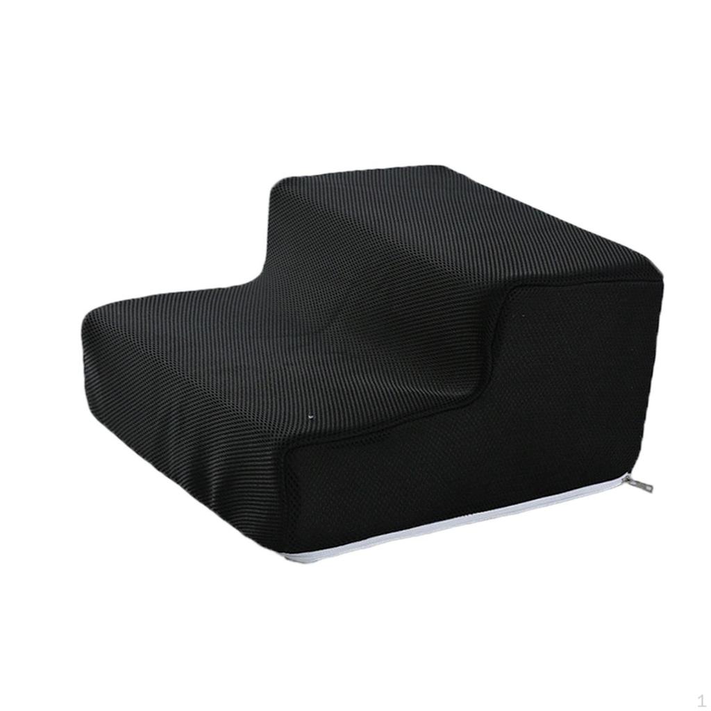 Двухступенчатая лестница для маленьких питомцев, моющаяся рампа с нескользящим основанием, для доступа к дивану и окну