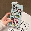 3D Чехол для телефона для iPhone 11 13 17 Pro Max 17 Air Case iPhone 13 15 16 Pro Max 12 14 Pro Max 14 15 Plus Милый 3D Котенок Мультяшный Кожаный