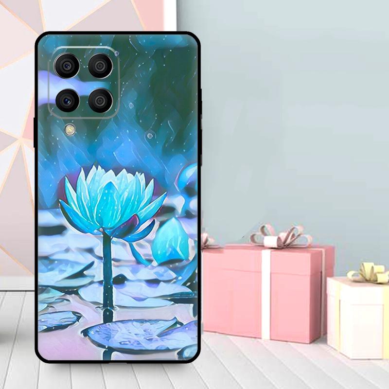 Чехол Цветок Лотоса для Samsung Galaxy M56 M52 M32 M53 M16 M11 M21 M31 M35 M12 M13 M14 M15 M36 M55 M34 M54
