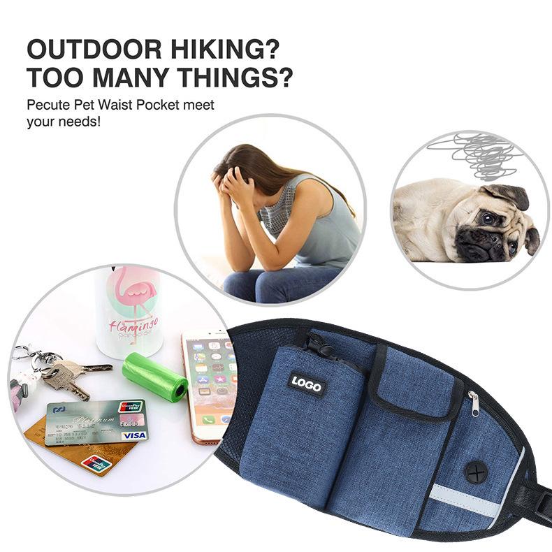 Multifunctional Sports Waist Bag for Running, Fitness, Dog Walking, and Outdoor Activities