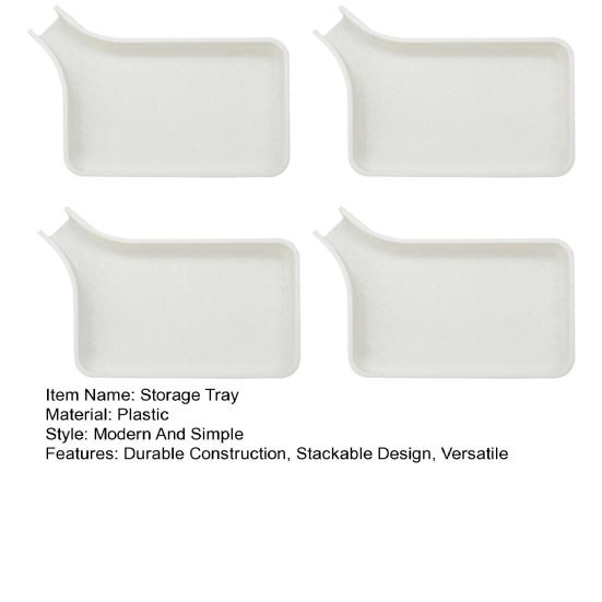 Small Parts Storage Tray Plastic Stackable Design Efficient Small Item