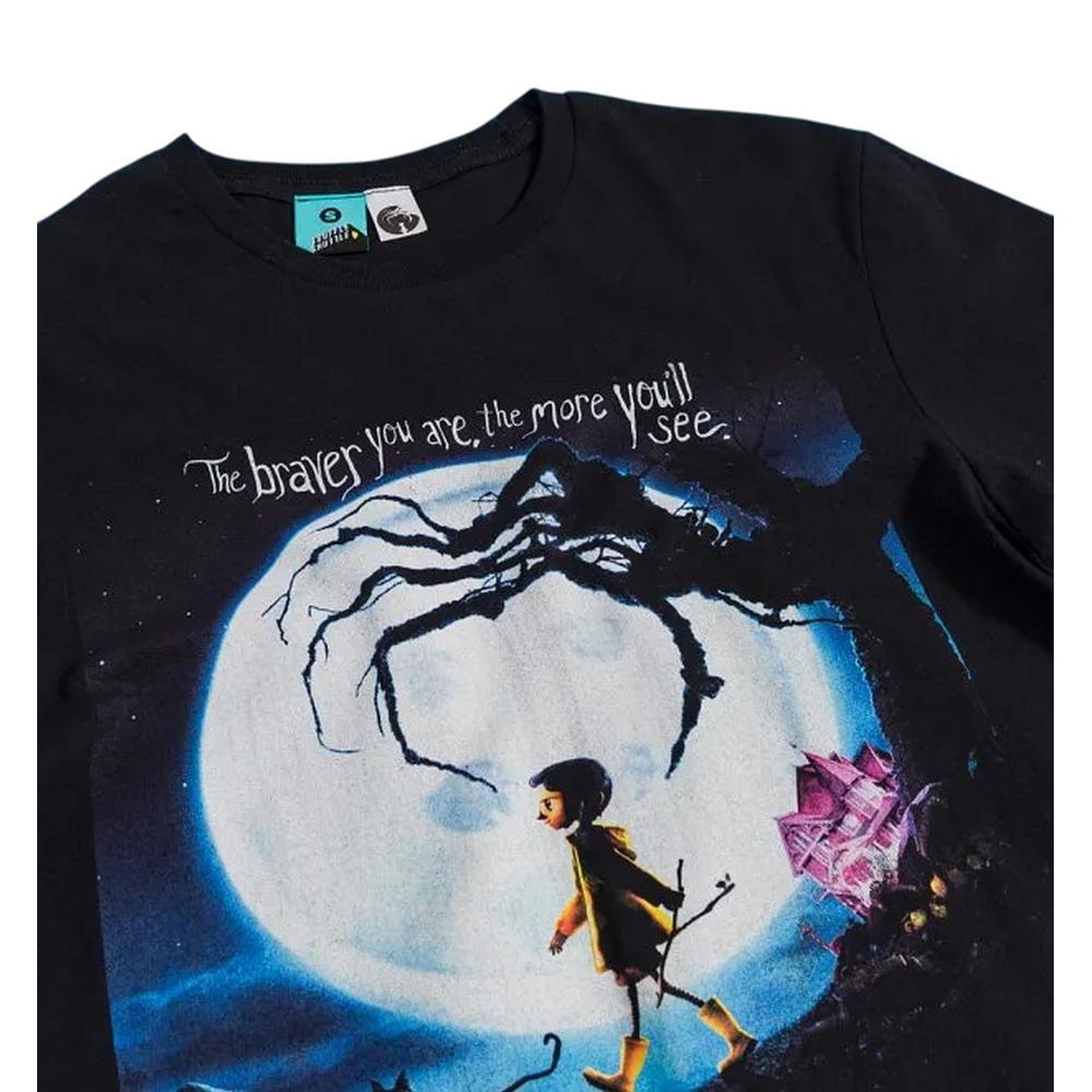 Coraline Unisex Adult Movie Poster T-Shirt