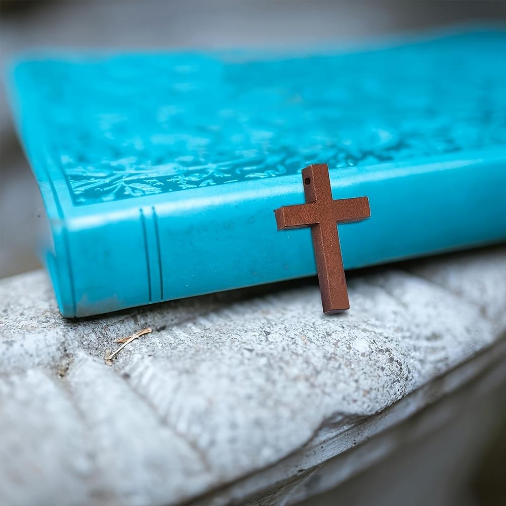 20/40/60 шт. деревянных крестов, креативные деревянные кресты, браслеты своими руками, ожерелья, подвески, изделия ручной работы, изготовление ювелирных изделий