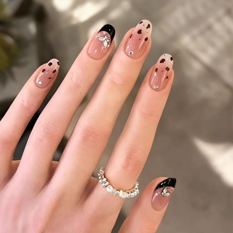 Temperament Cat-eye Wearable Manicure Nails, High-end Handmade Wearable Nails, Manicure Patches, Fake Nail Patches