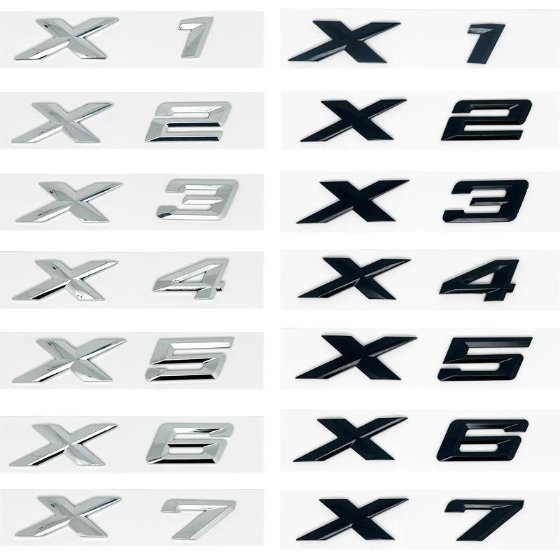 3D Xdrive 20d 30d 35d 40d 50d 20i 25i 30i Car Fender Emblem Trunk Badge Sticker for BMW X1 X3 X4 X5