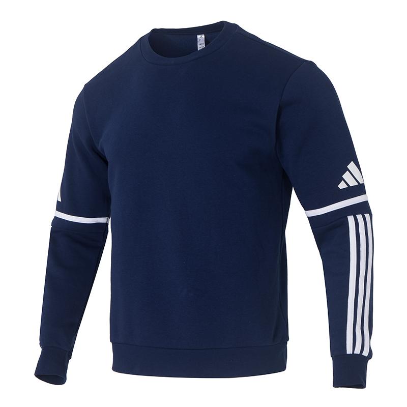 adidas Свитшот мужской SQ25 SW CREW Темно-синий/Белый JM3547