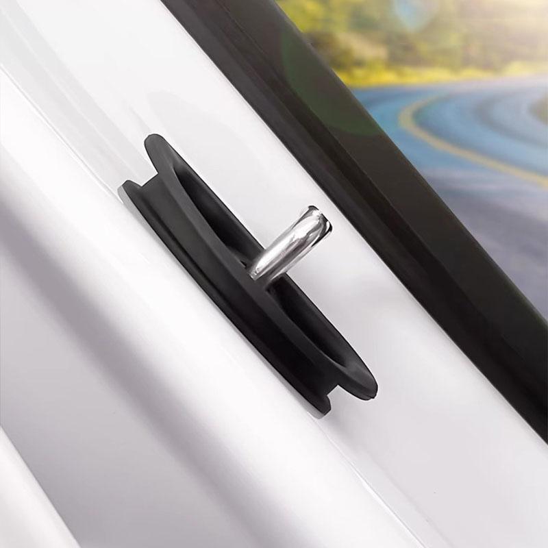 4 шт. Накладки на дверные ограничители, Защитные накладки на дверные замки для Mercedes Benz AMG W212 W205 W246 W177 W176 W213 GLC GLE GLS ML Приветственная лазерная проекция