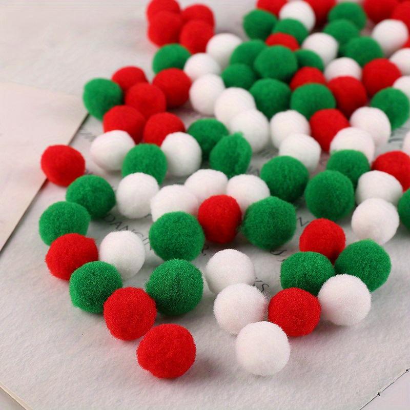 100 шт. 25 мм Мини Пушистые Мягкие Помпоны Шарики Ручной Работы Детские Игрушки Свадебный Рождественский Декор DIY Швейные Принадлежности для Рукоделия