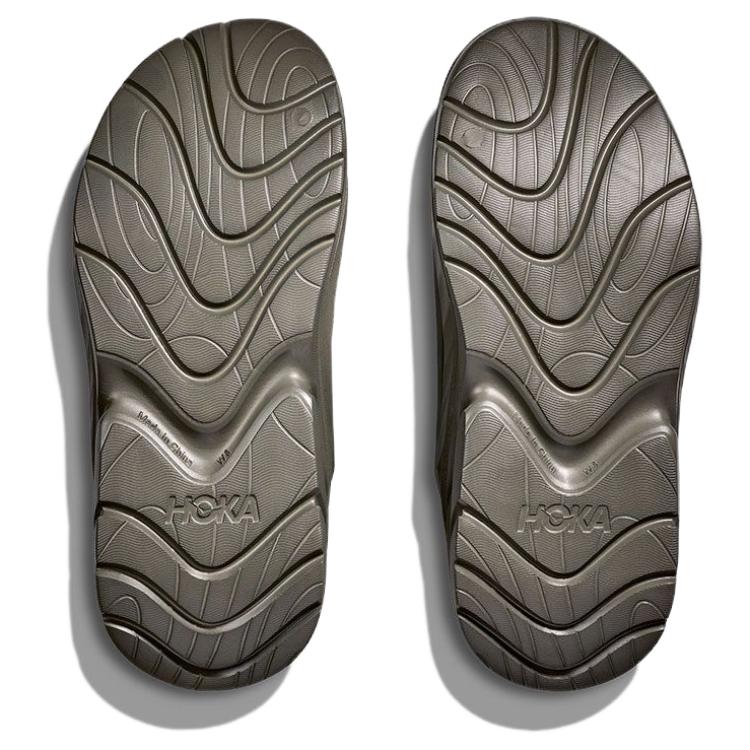 Кроссовки унисекс HOKA Ora Recovery Mule Slate серые 1147951-SLTSL