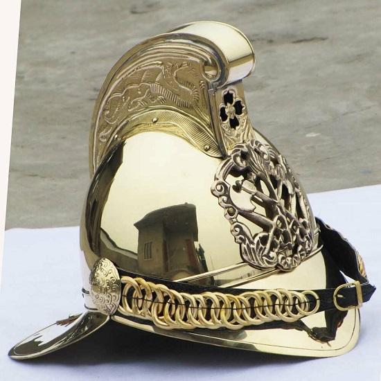 Victorian Merry Weather Fire Chief Helmet British Helmet Fireman's .