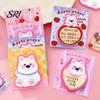 Creative Message Pads 4Pcs Cartoon Dog Shape Note Set Cute Self-Adhesive Memo Soft Adhesive Sheets for Students Office Removable Notepads Reminders