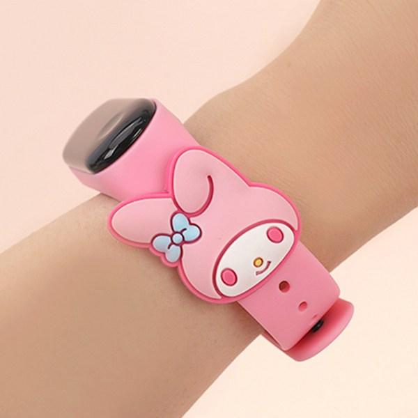 Sanrio My Melody 3D светодиодные наручные часы для девочек и детей начальной школы электронные часы