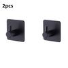 Punch-Free Wall Hooks Adhesive Towel Hanger Door Cloth Coat Holder Bathroom Kitchen Hardware Rack Bag Hook Organizer For Hanging