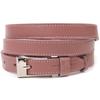 Отличный женский кожаный ремень GRANDE PELLE Leather Belt 21448 Розовый