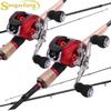 Комбинированная катушка для удочки для приманки, удочка 2,1 м/2,4 м с рыболовной катушкой 18BB, набор для спортивной рыбалки на открытом воздухе