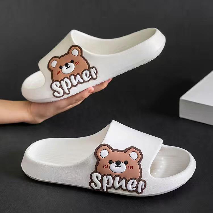 Летние тапочки с героями мультфильмов, тапочки с облаками, женские домашние тапочки, пляжные сандалии, тапочки