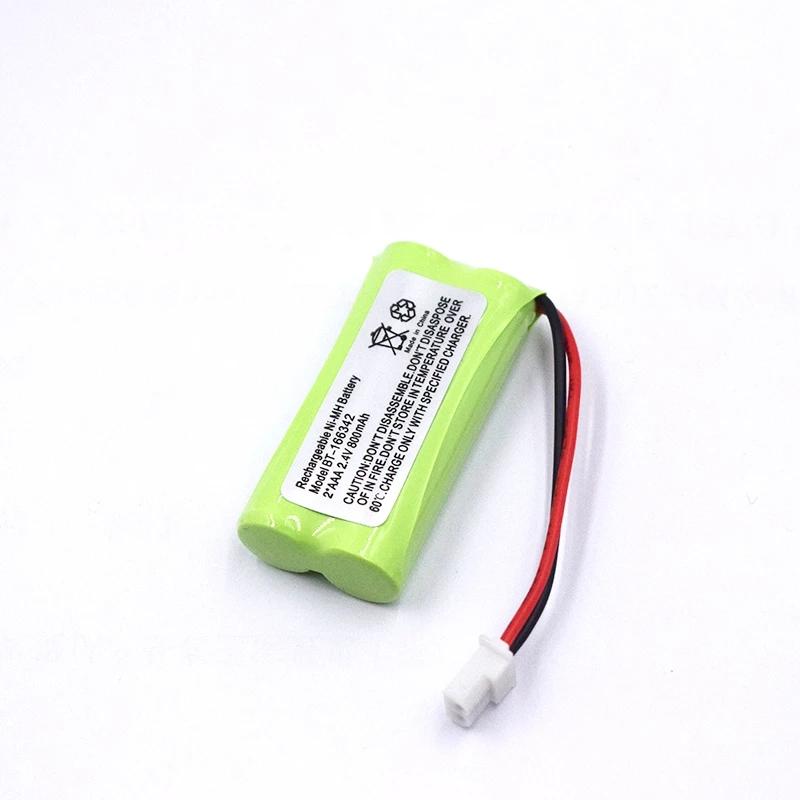 PALO BT-166342 2.4V 800mAh Rechargeable Battery Pack Ni-MH Batteries for Cordless Phone BT-166342