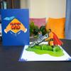 Holiday Gift Pop-Up With Envelope Happy Fathers Day Card 3D Stereo Handmade Gift Greeting Card